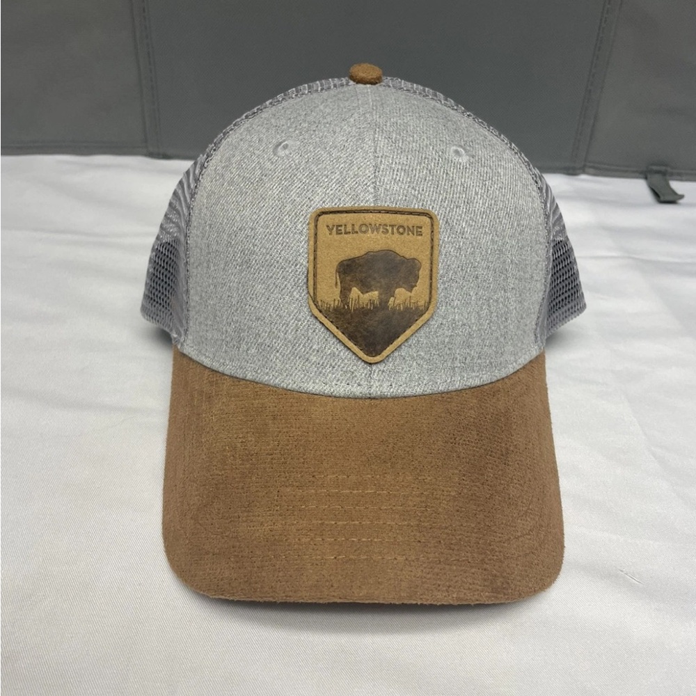 Yellowstone Style Cap Adjustable Sizes by Locale (Buffalo on Logo)
